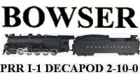 Bowser 2-10-0 I-1 Decapod Instructions