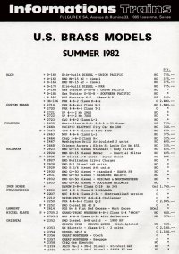 Fulgurex Information Catalog 1982