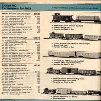 Lionel HO Catalog 1965