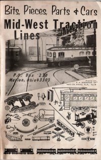 Midwest Traction Lines Catalog 1964