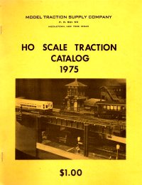Model Traction Supply Catalog 1975