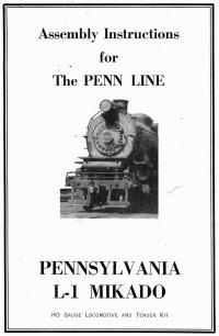 Penn Line 2-8-2 L-1 Mikado Instructions