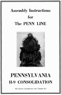 Penn Line 2-8-0 H-9 Consolidation Instructions