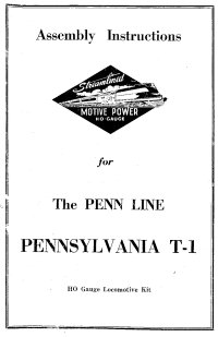 Penn Line 4-4-4-4 T-1 Duplex Instructions