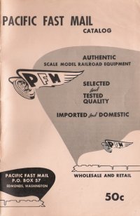 Pacific Fast Mail Catalog 1st Edition 1956