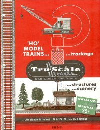 Tru-Scale Catalog 1961