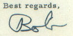 Bob Faust's Signature