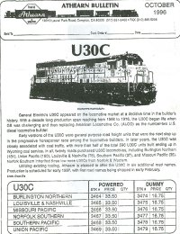 Athearn Advertisement Bulletins 1996