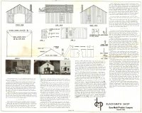 Dyna Models Black Smith Shop Instructions