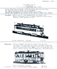 Fairfield Catalog 1970