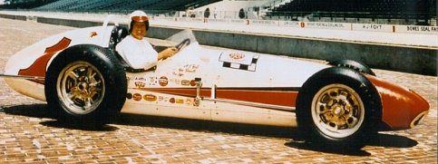 Actual Photo Of A.J. Foyt and Automobile