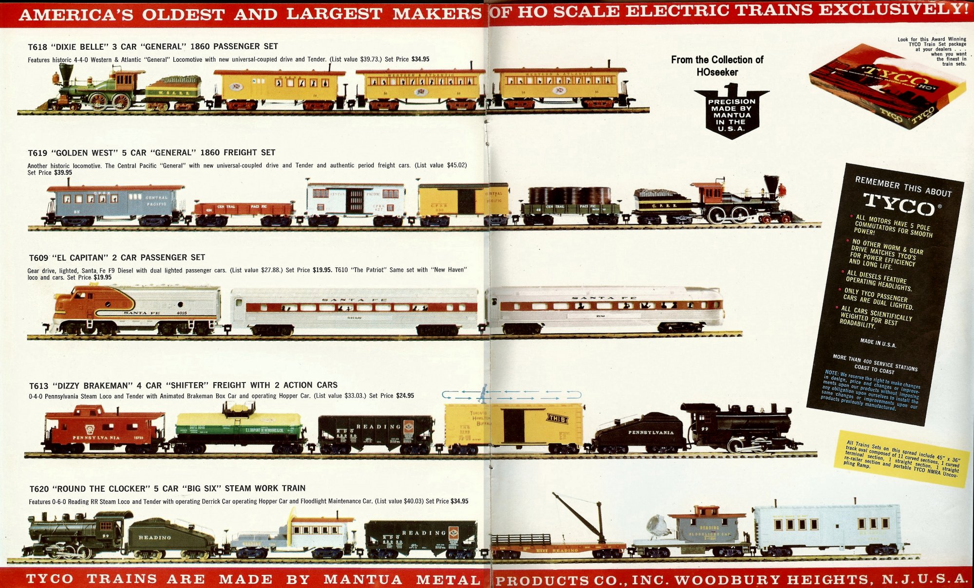 tyco train sets
